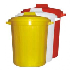 БАК для мед отходов 35л класс Б (желтый)  Россия (многоразовый)