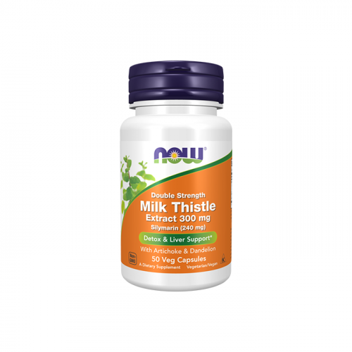 NOW Milk Thistle Extract 300mg 50 veg caps