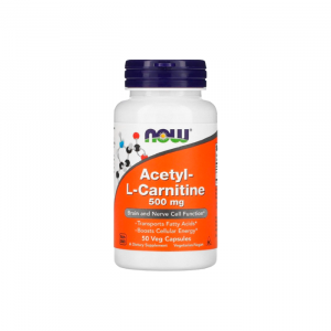 NOW Acetyl-L-Carnitine 500mg 50 caps