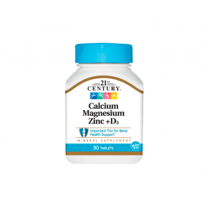 21St Century Calcium Magnesium Zinc+D3 90 tab
