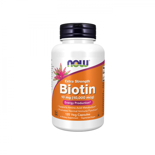 NOW Biotin (B7) 10000mcg 120 veg caps