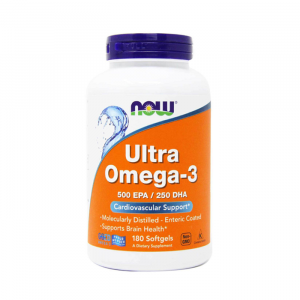 NOW Ultra Omega 3 180 softogel