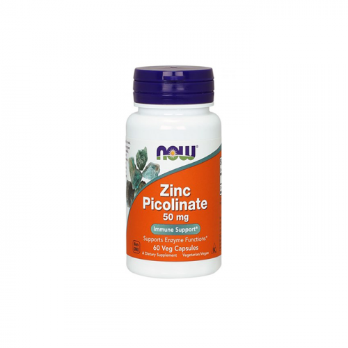 NOW Zinc Picolinate 50mg 60 veg caps