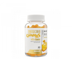 Maxler Omega 3-6-9 Gummies 60 ct Апельсин