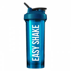 Shaker Bottle Easy Shake Tritan шарик+держатель 1000 ml (синий)