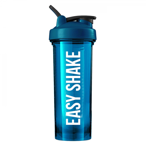 Shaker Bottle Easy Shake Tritan шарик+держатель 1000 ml (синий)