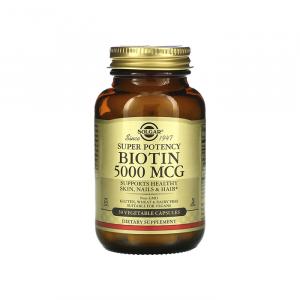 Solgar Biotin (B7) 5000mcg 50 veg caps