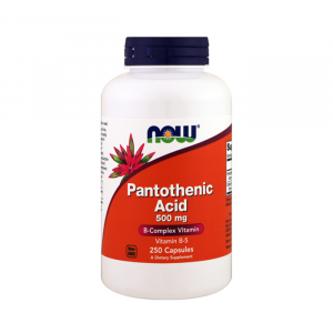NOW Pantothenic Acid (B5) 500mg 250 caps