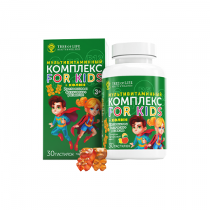 Life Multivitamin for kids+холин 30 lozenges
