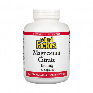 Natural Factors Magnesium Citrate 150mg 180 caps