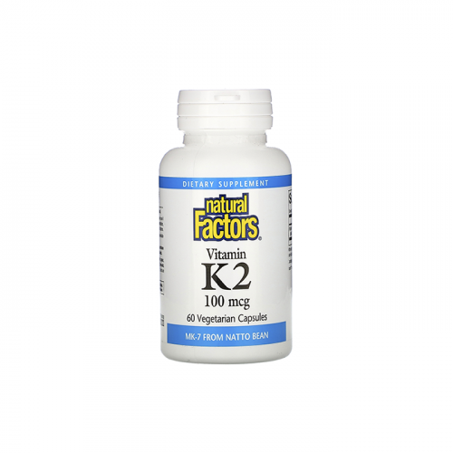 Natural Factors Vitamin K2 100mg 60 veg caps