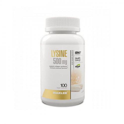 Maxler L-Lysine 500mg 100 vegcaps
