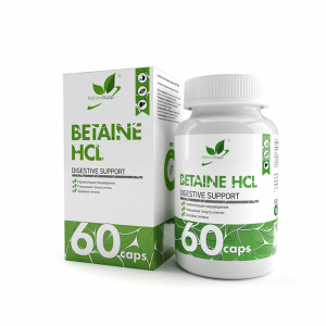 NaturalSupp Betaine HCL 600mg 60 caps