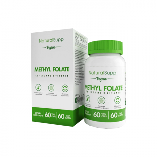 NaturalSupp Метилфолат (B9) 400mсg 60 veg caps