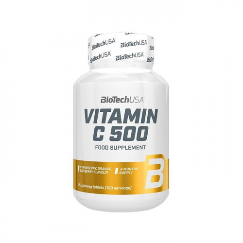 BioTechUSA Vitamin C 500mg 120 chew tab
