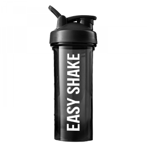 Shaker Bottle Easy Shake Tritan шарик+держатель 1000 ml (чёрный)