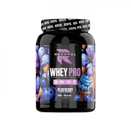RECKFULWhey + Polydextrose 900g 30 serv