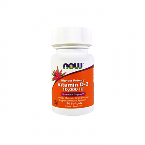 NOW Vitamin D3 10000IU 120 softogel