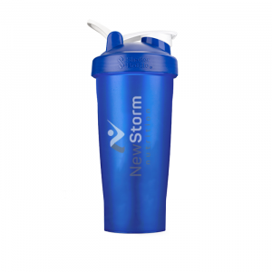 Shaker Bottle Шейкер NewStorm с шариком и держателем 700 ml (синий)