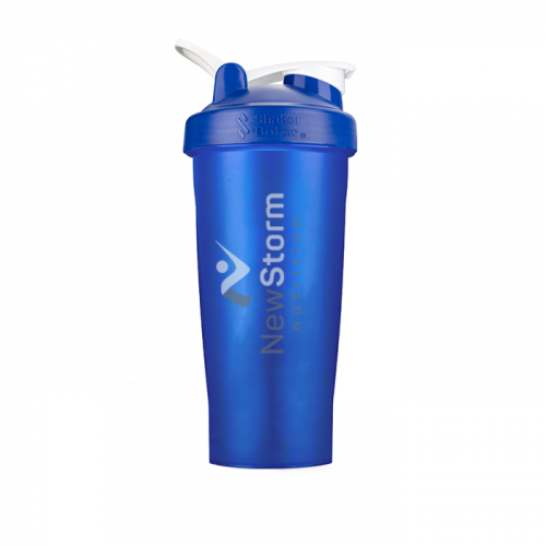 Shaker Bottle Шейкер NewStorm с шариком и держателем 700 ml (синий)