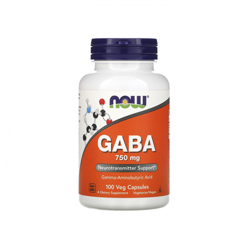 NOW Gaba 750mg 100 veg caps