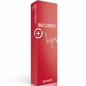 Belotero Липс Шейп 25,5 мг/мл ГК -коррекция глубоких морщин, объемное моделирование лица , увеличение объема и контура губ 1 шприц по 0,6 мл, Германия