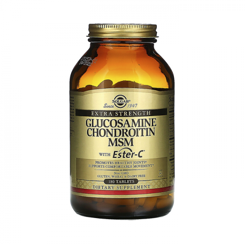 Solgar Glucosamine Chondroitin MSM with Ester-C 180 tab