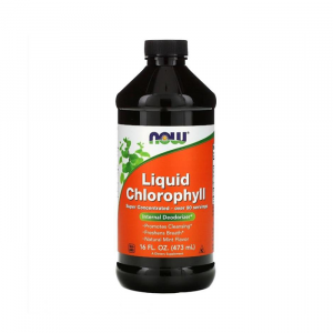 NOW Liquid Chlorophyll 473 ml (мята)