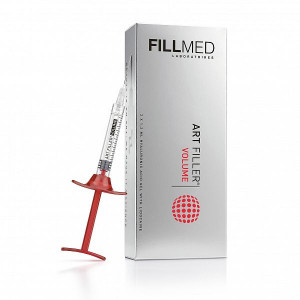 Art filler VOLUME 25 мг/мл ГК+лидокаин 0,3%-восполнение обьема, ремоделирование 2 шприца по 1,2 мл, Франция