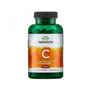 Swanson Vitamin C with Rose Hips 1000mg 90 caps