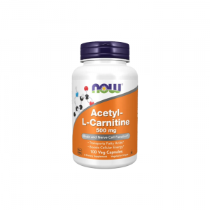 NOW Acetyl L-carnitine 500mg 100 veg caps