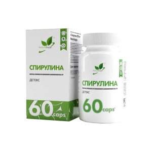 NaturalSupp Спирулина 500mg 60 veg caps