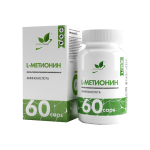 NaturalSupp L-Метионин 500mg 60 caps