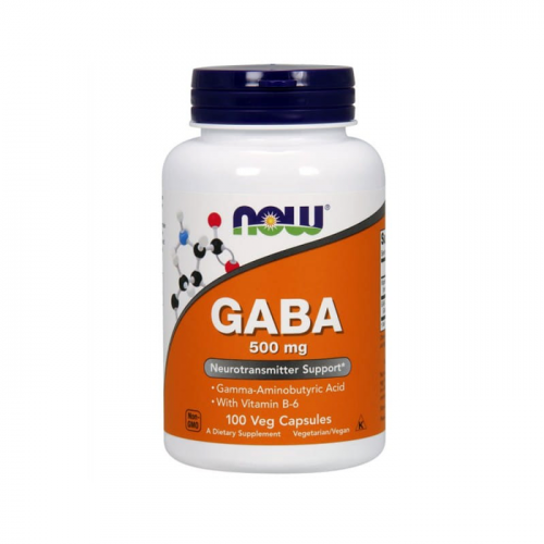 NOW Gaba 500mg 100 veg caps