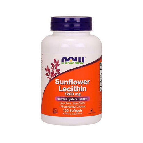 NOW Sunflower Lecithin 1200mg 100 softgel